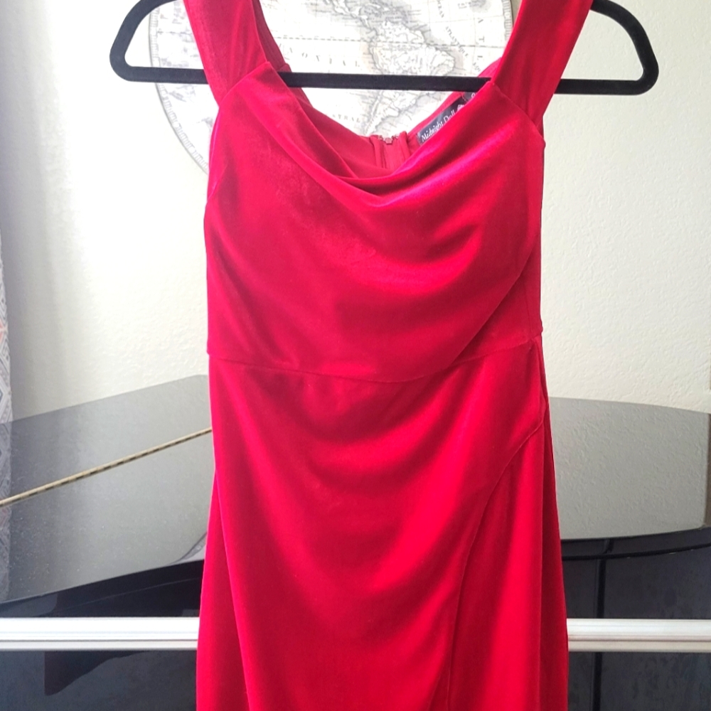 Suede mini dress